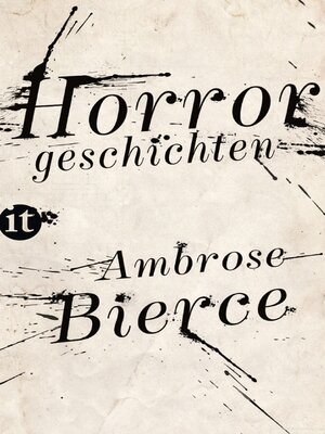 cover image of Horrorgeschichten